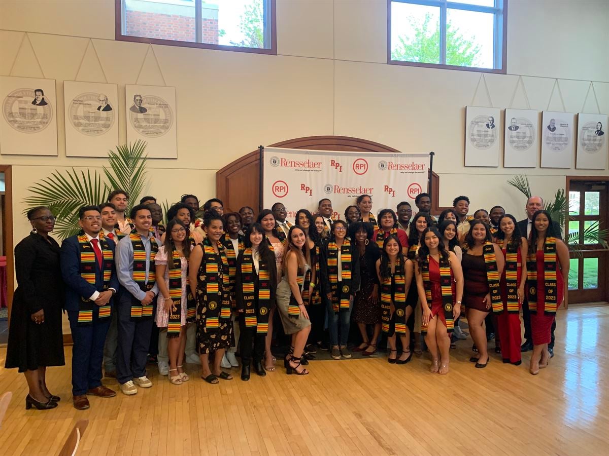 The Garnet D. Baltimore Students of Color Graduation at the Heffner Alumni House.