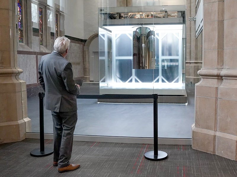 Nvidia co-founder observes Quantum computer housed at RPI