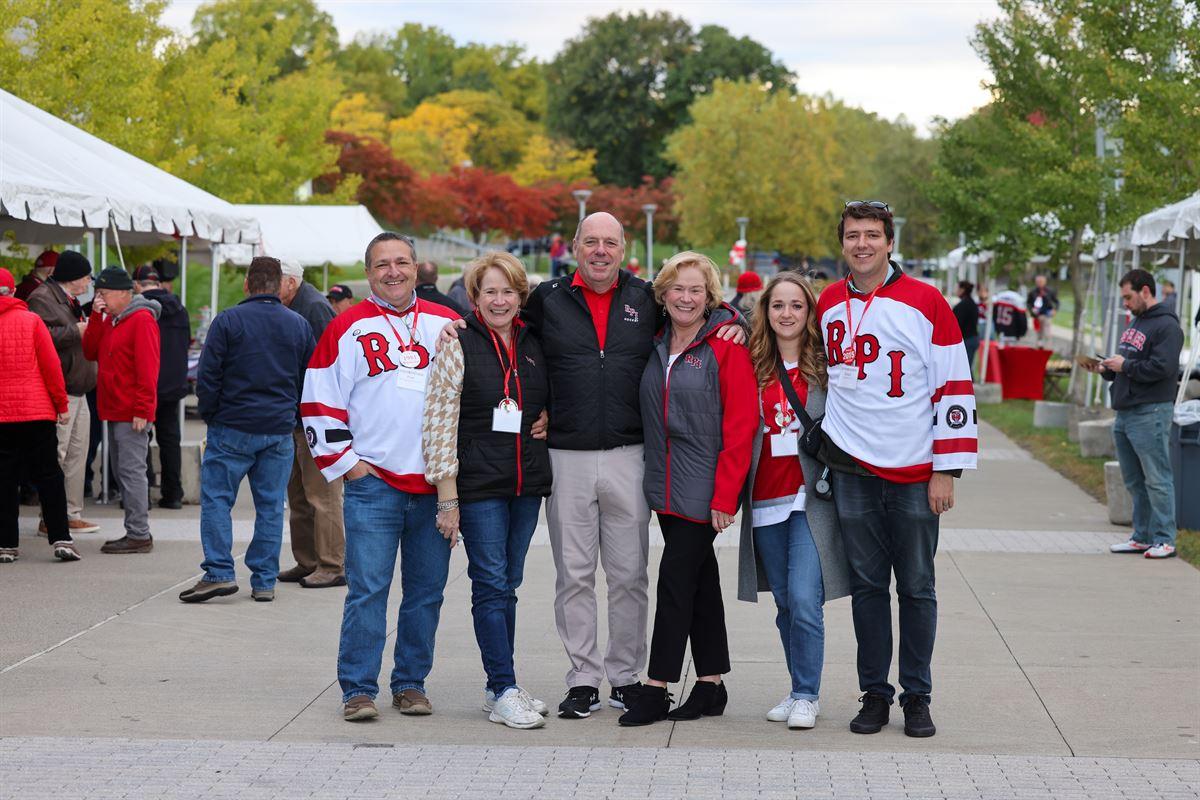 President Marty Schmidt and Lyn at Reunion & Homecoming.