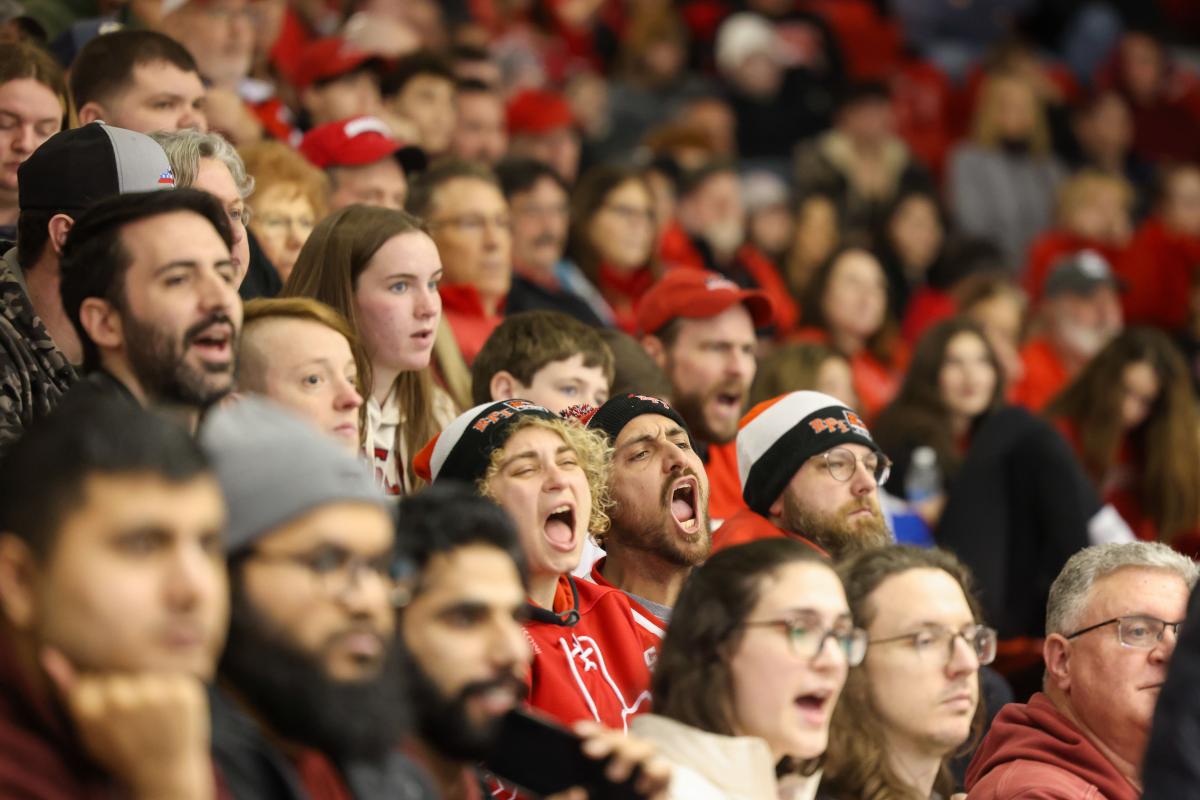 Fans cheer during the Big Red Freakout.