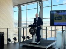 President Schmidt speaks at EMPAC